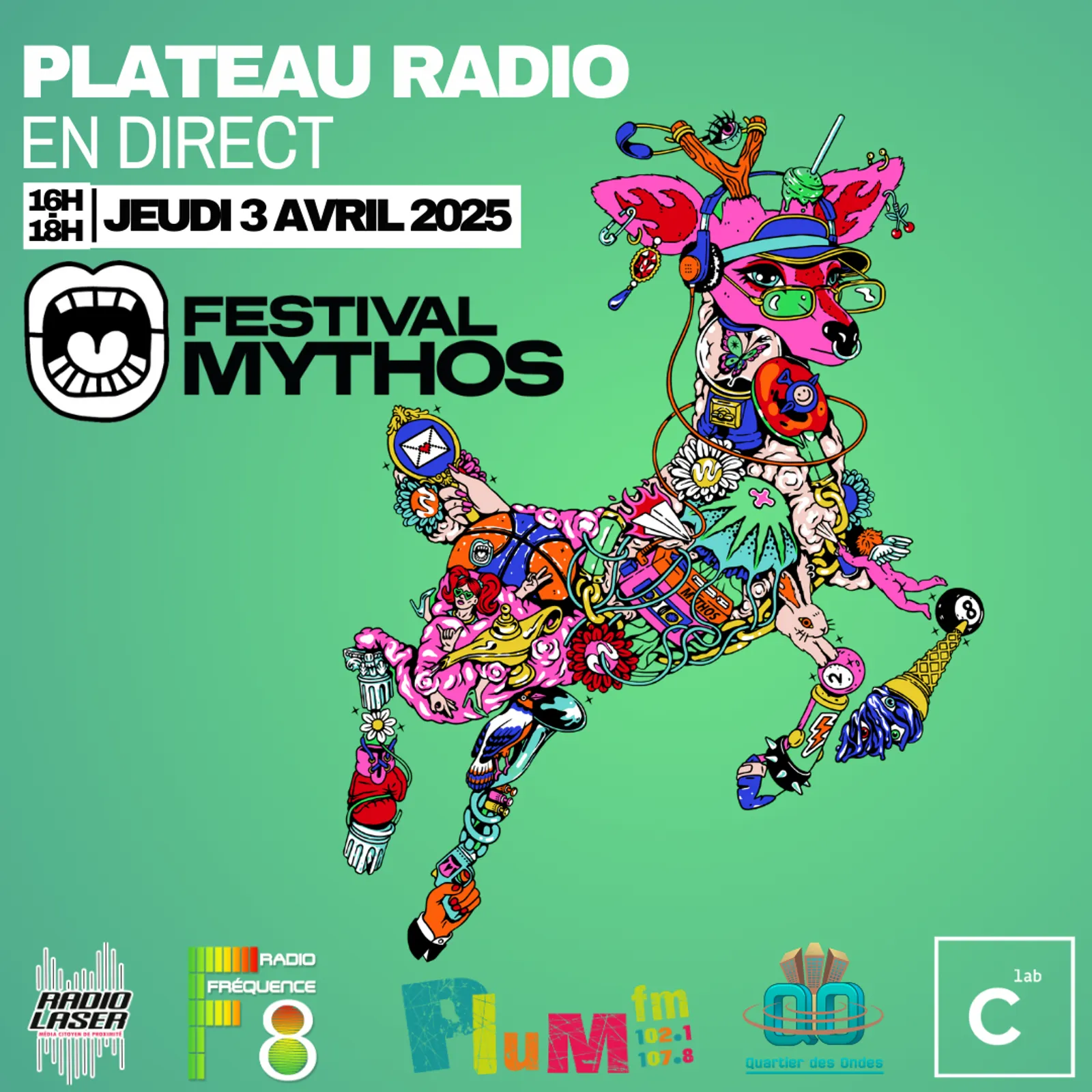 Plateau Radio CORLAB festival Mythos 2025