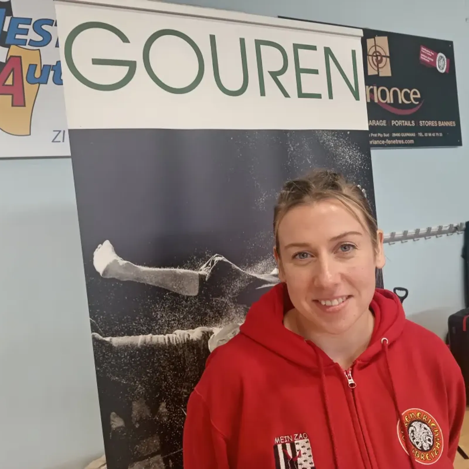 Pauline Sellin, maouez kentañ e penn Bodadeg ar Gouren