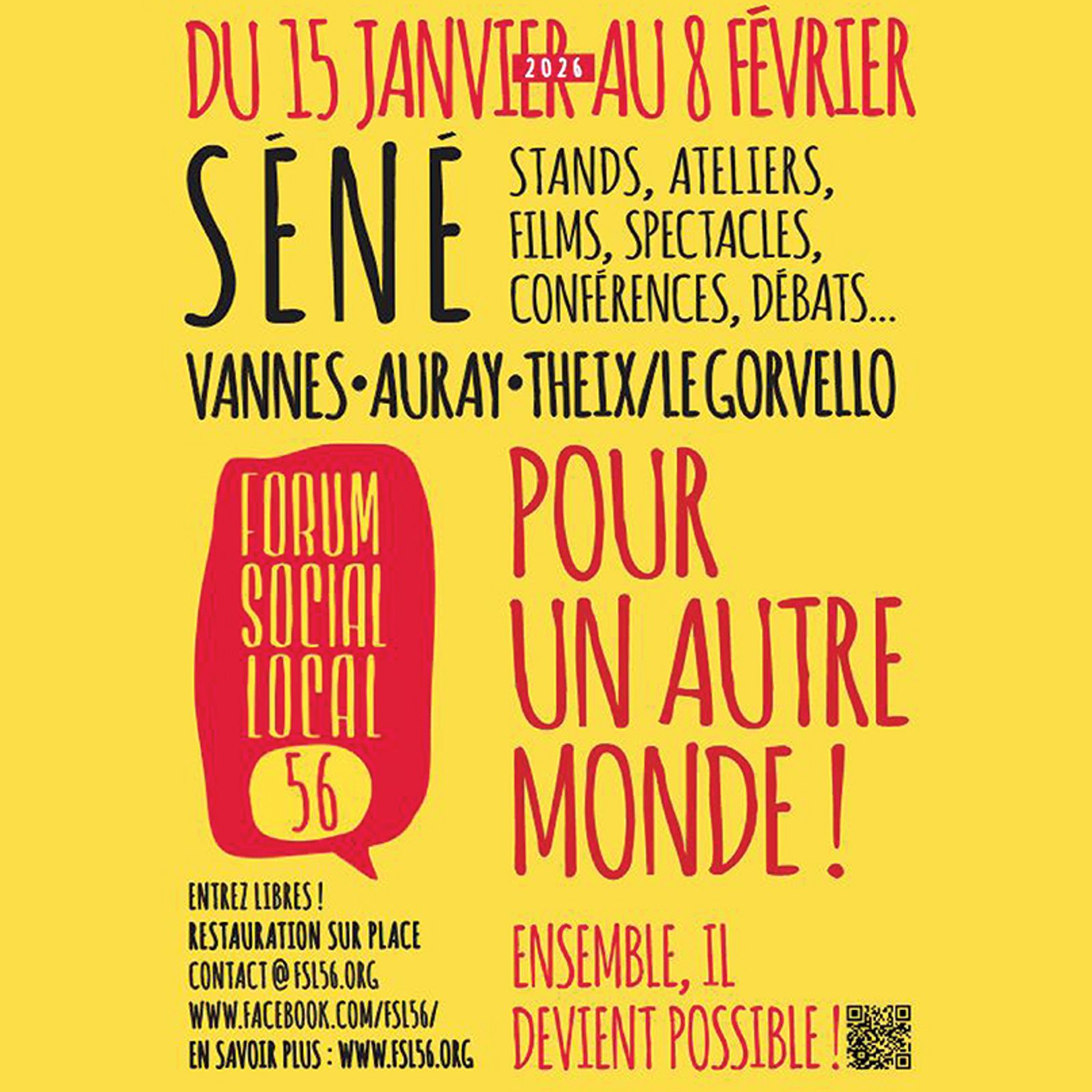 TIMBRE FM au FORUM SOCIAL LOCAL du MORBiHAN à Séné !