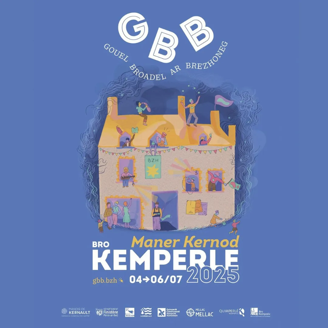 La billetterie de noël du Festival GBB dans le Pays de Quimperlé du 4 au 6 juillet 2025 !