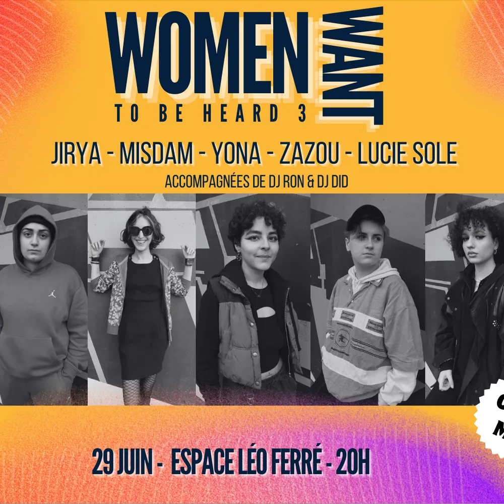 Women want to be heard 3, samedi à l'espace Léo Ferré à Brest !