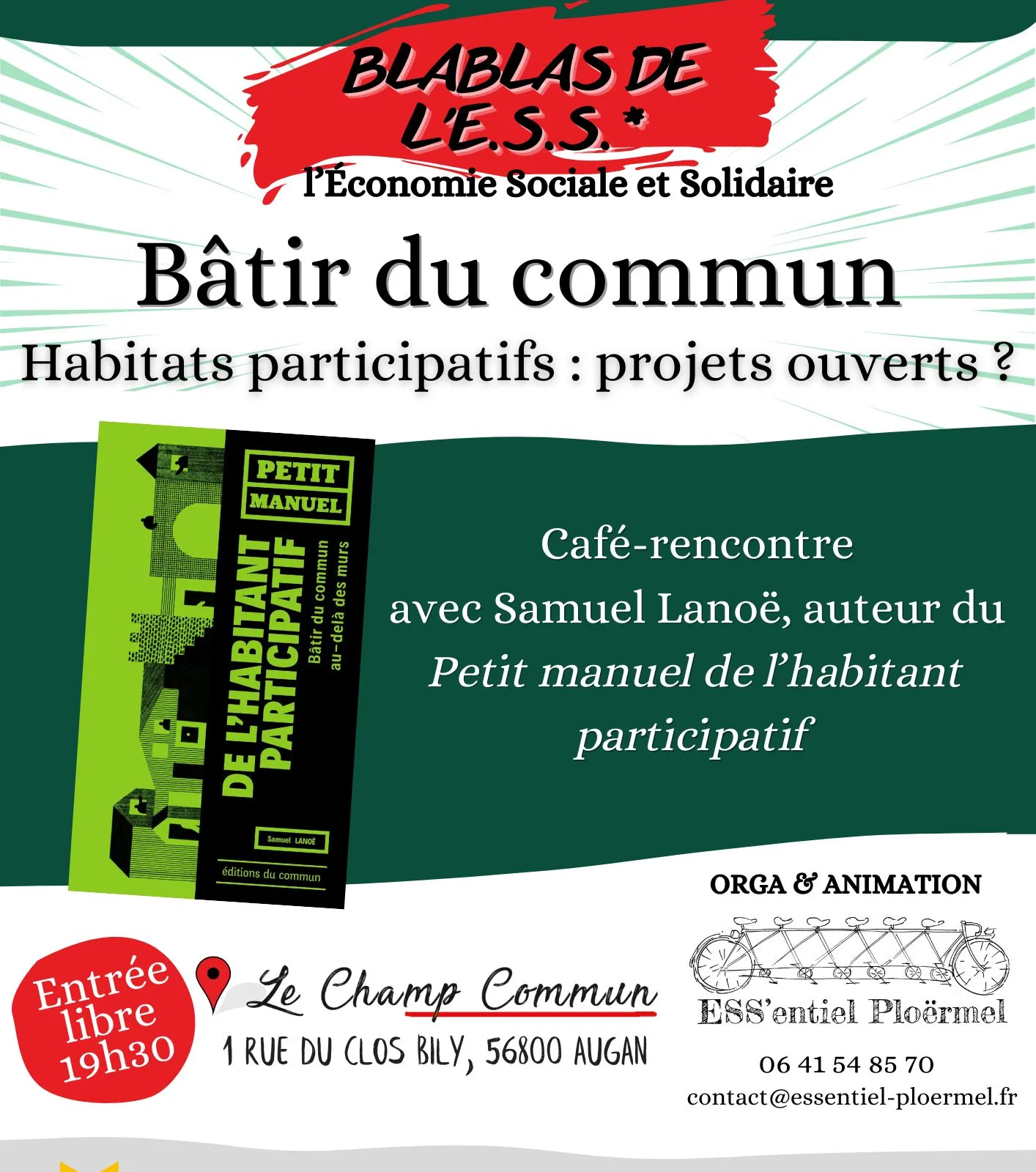 Bâtir du commun. Habitats participatifs : projets ouverts ? [Blablas de l'ESS du 25/06/2025]