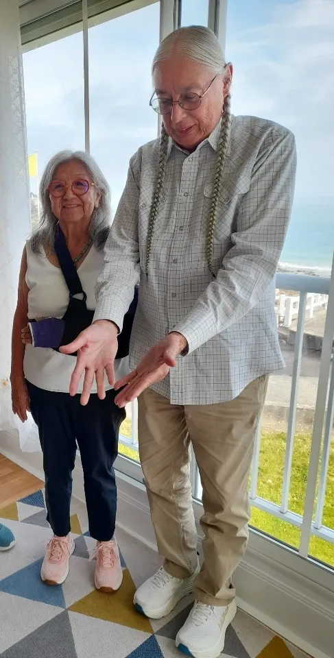 Rencontre avec Walter Echo Hawk, chef amérindien, avocat et historien invité à la Roche Jagu 02