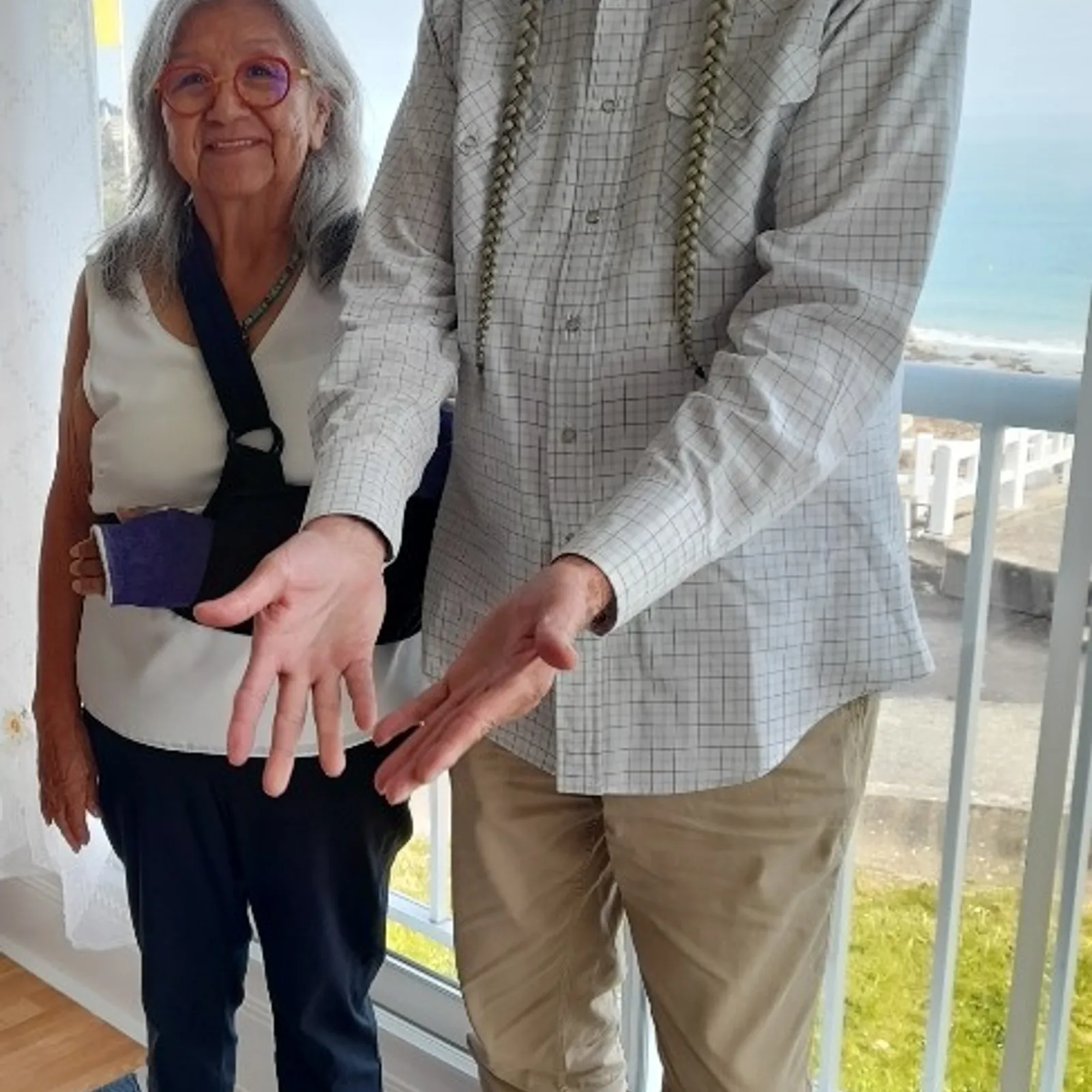 Rencontre avec Walter Echo Hawk, chef amérindien, avocat et historien invité à la Roche Jagu 02