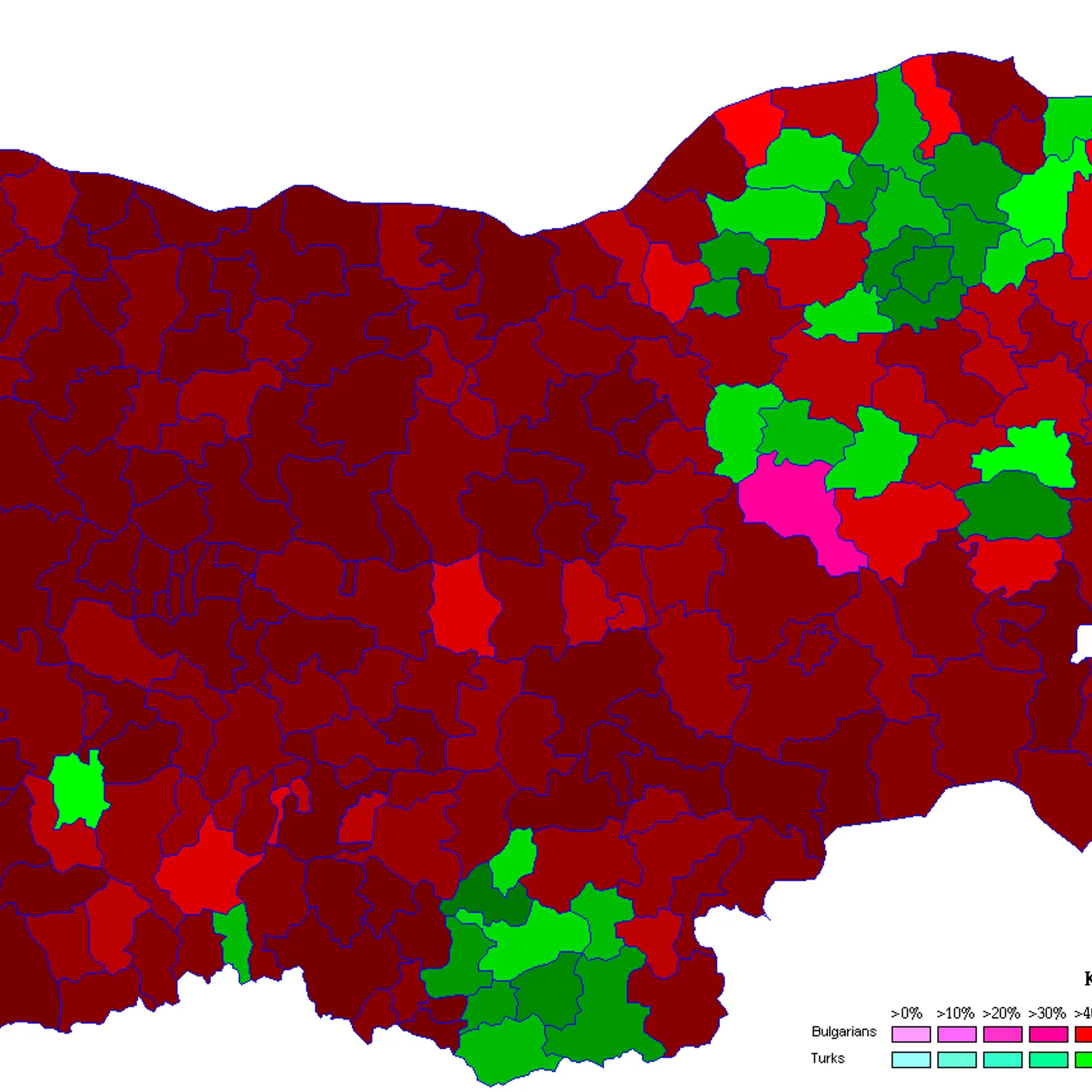 Turcs et Pomaks en Bulgarie