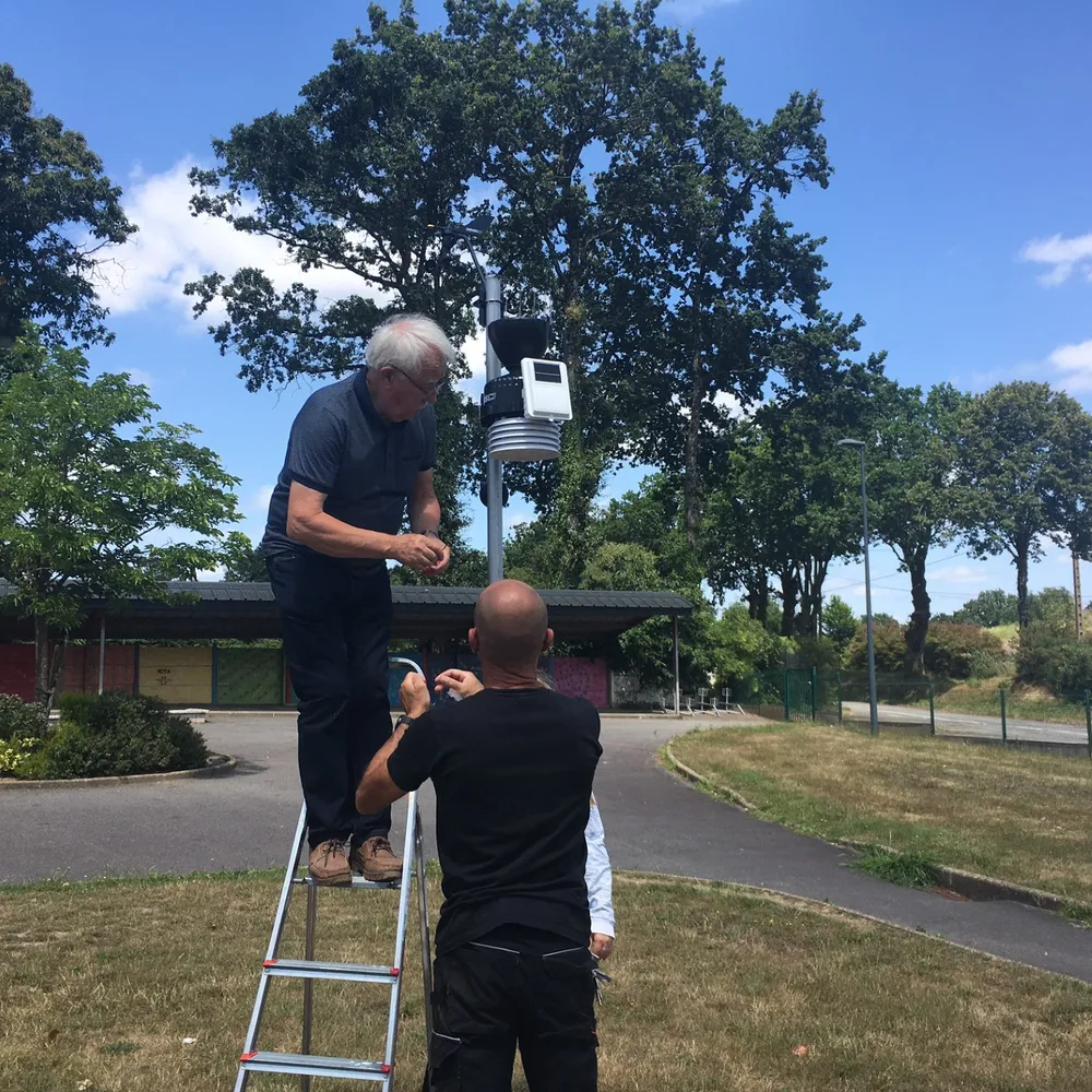 Une station météo au collège !
