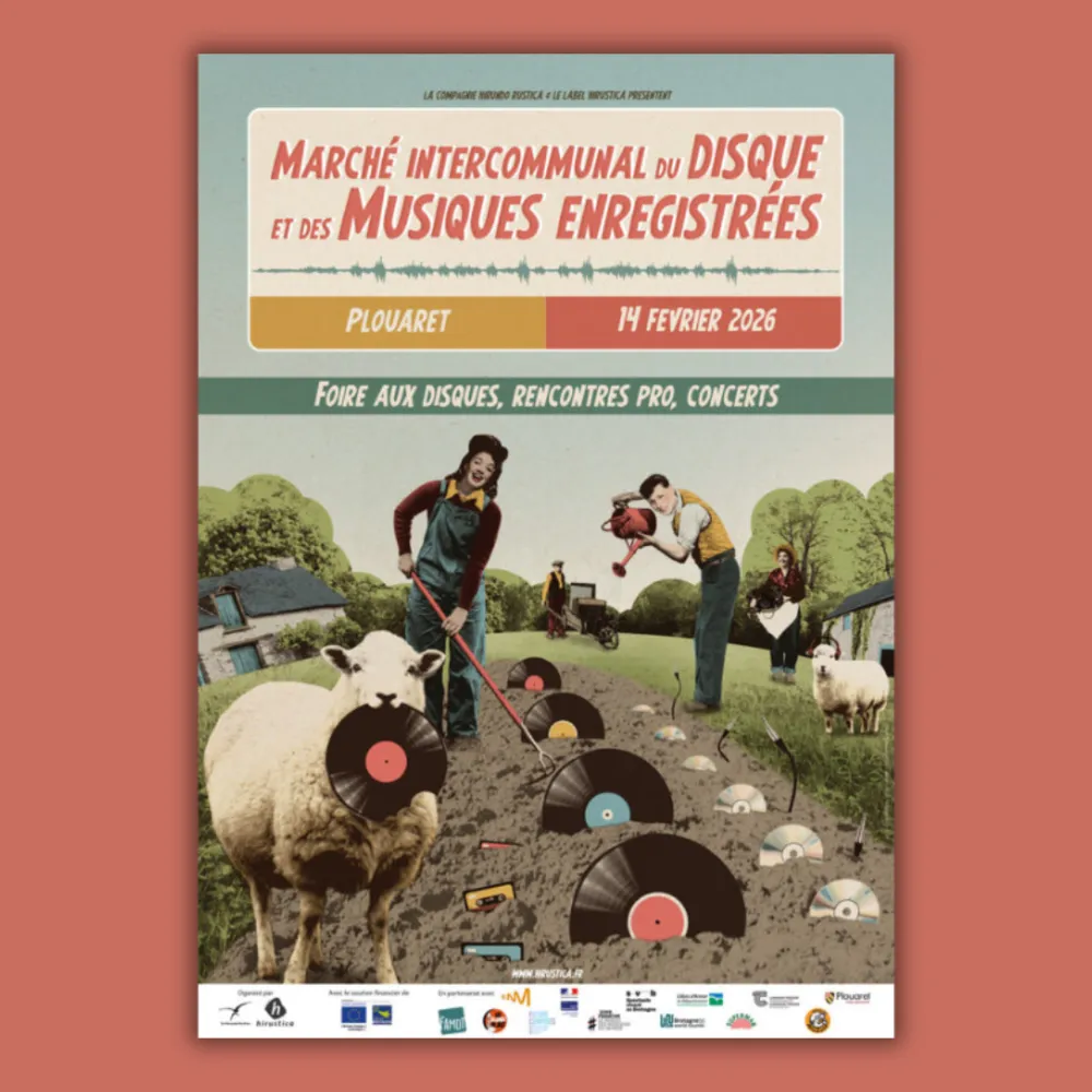 Le 14 Février c'est le Marché Intercommunal du Disque et des Musiques Enregistrées à Plouaret (22) !