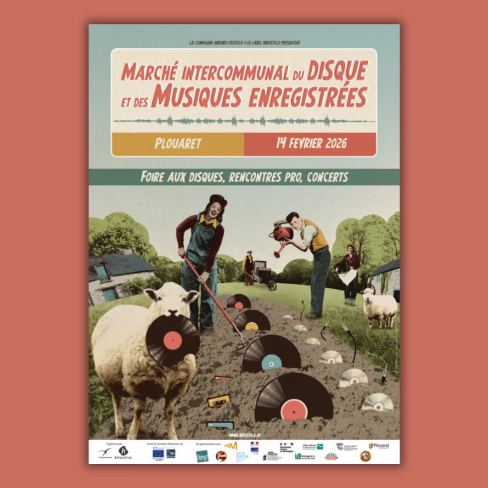 Le 14 Février c'est le Marché Intercommunal du Disque et des Musiques Enregistrées à Plouaret (22) !