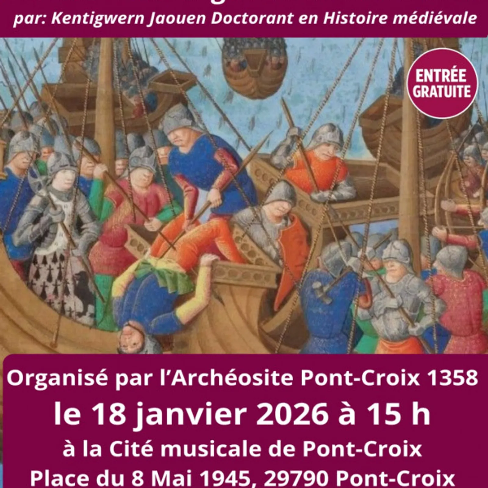 Kentigwern Jaouen / Quels navires, pour qui et à quels usages au 14ème siècle ?