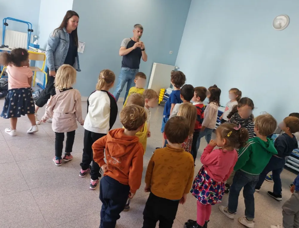 Un bagad à l'école !