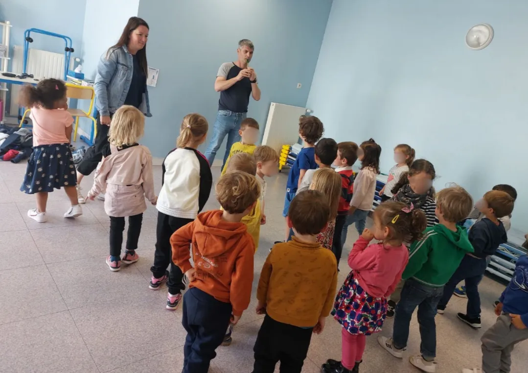 Un bagad à l'école !