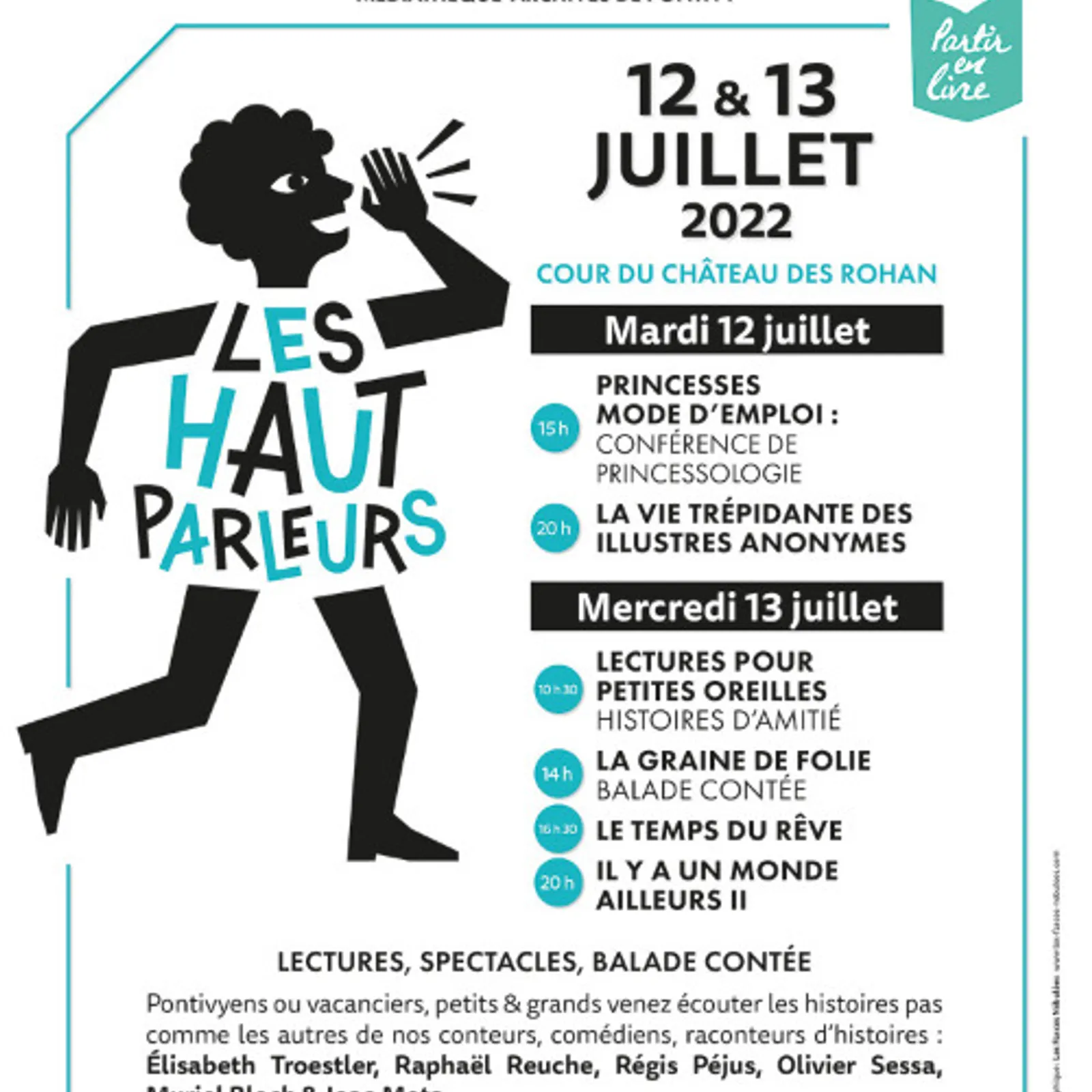 Les Hauts-Parleurs, oralité... dans la cour du château !