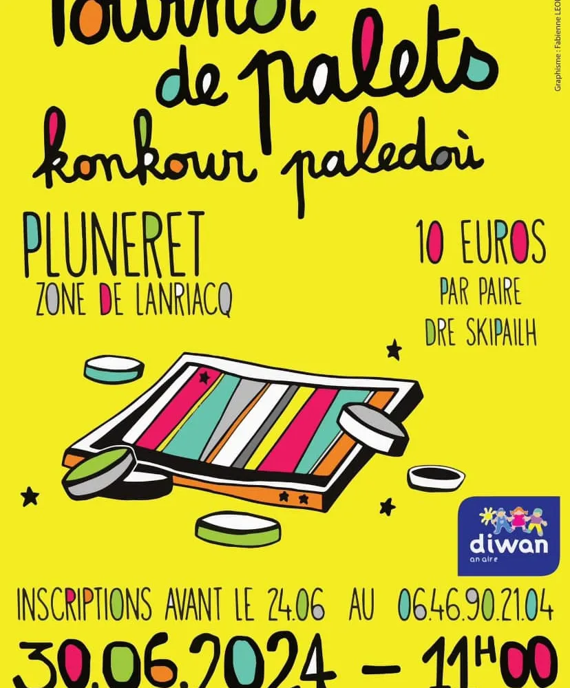 Tournoi de palets avec l'école Diwan d'Auray !