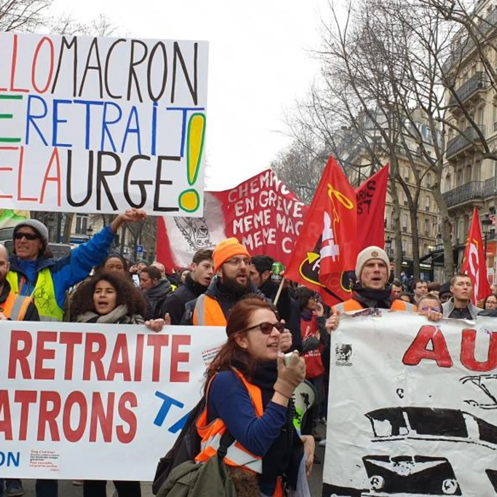 Elizabeth Borne ne gendrec'h ket ar sindikadoù gant reform al leveoù