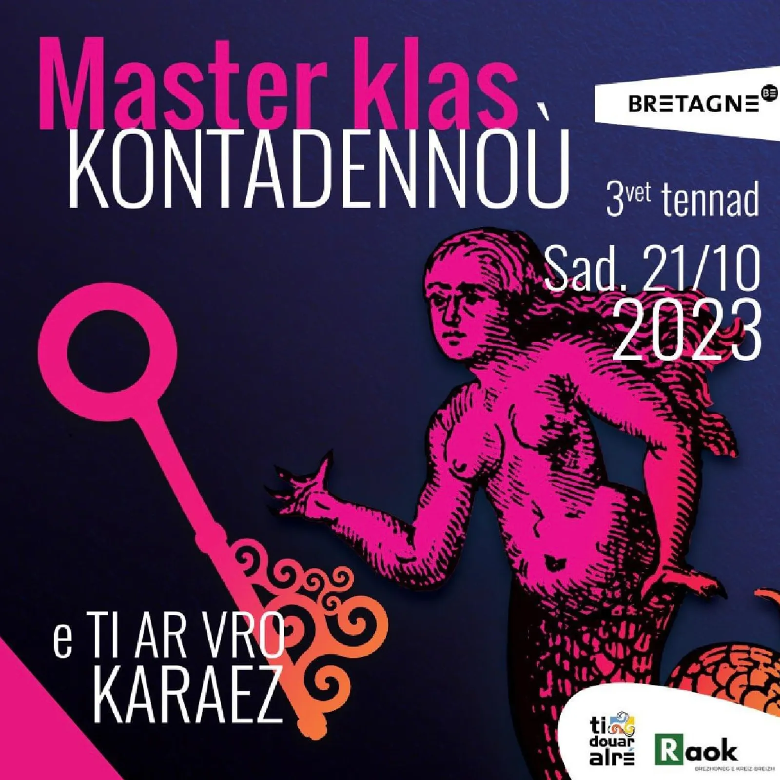 Ur Master klas e Karaez evit deskiñ kontañ. 